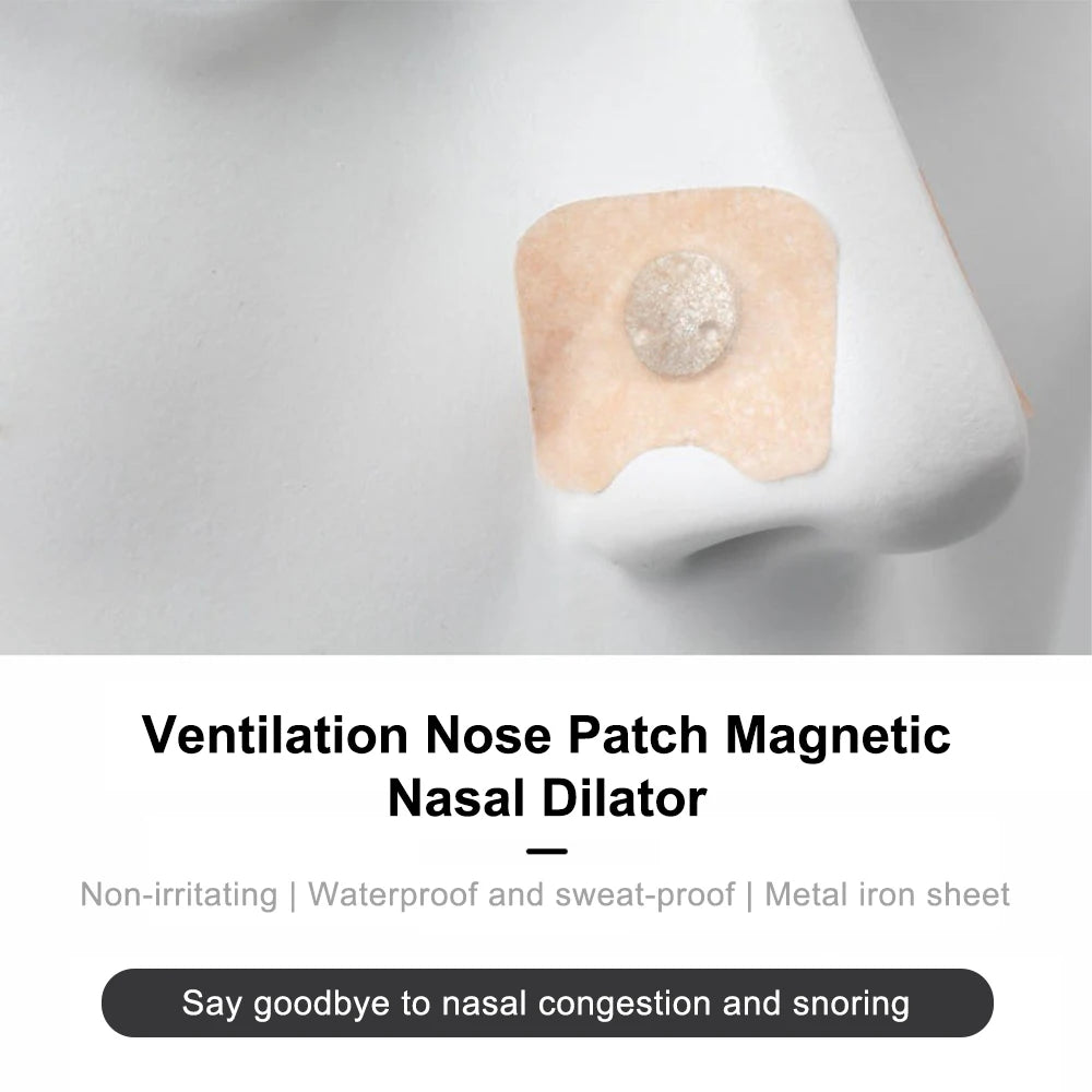 Magnetic Nasal Breathing Nose Dilators Starter Kit Nasal Strips Nasal Clip Anti Snoring Improve Sleeping Aid Preventing Snoring