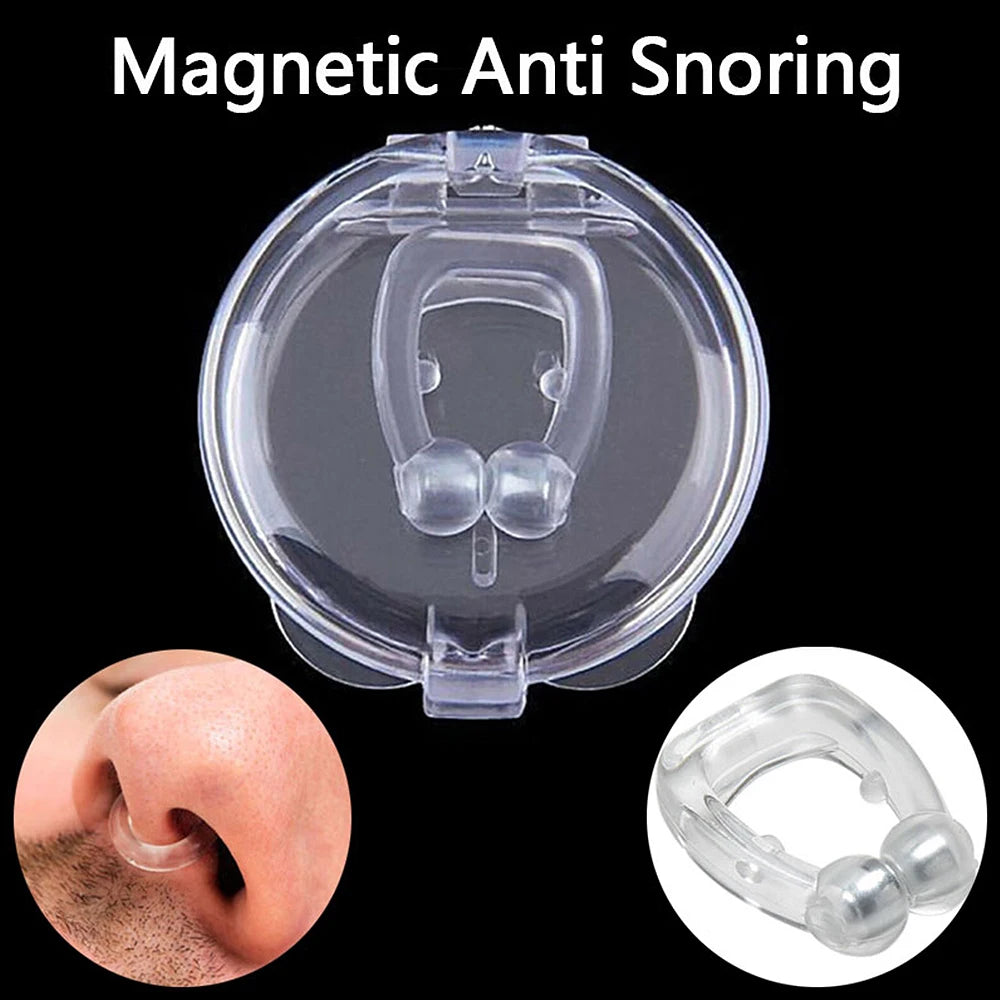 2/4 PCs Magnetic Anti Snoring Device