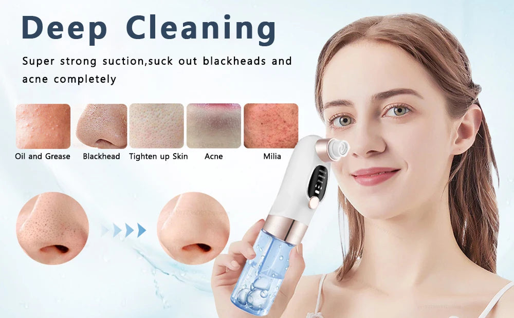 Blackhead Remover Pore Vacuum Face Cleaner Electric