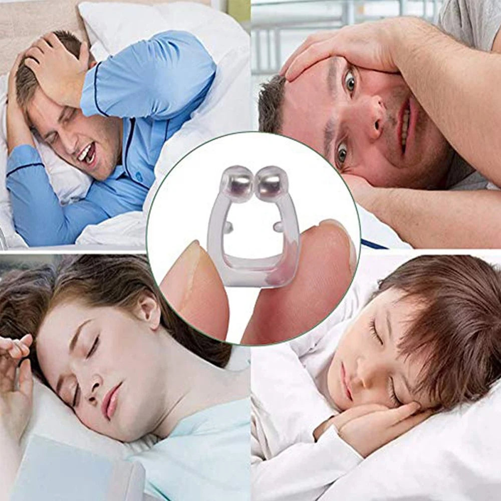 2/4 PCs Magnetic Anti Snoring Device