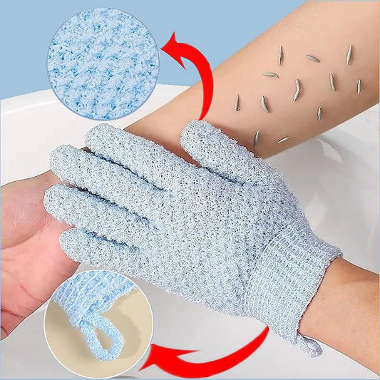 Peeling Exfoliating Gloves Mitt Shower Scrub Gloves