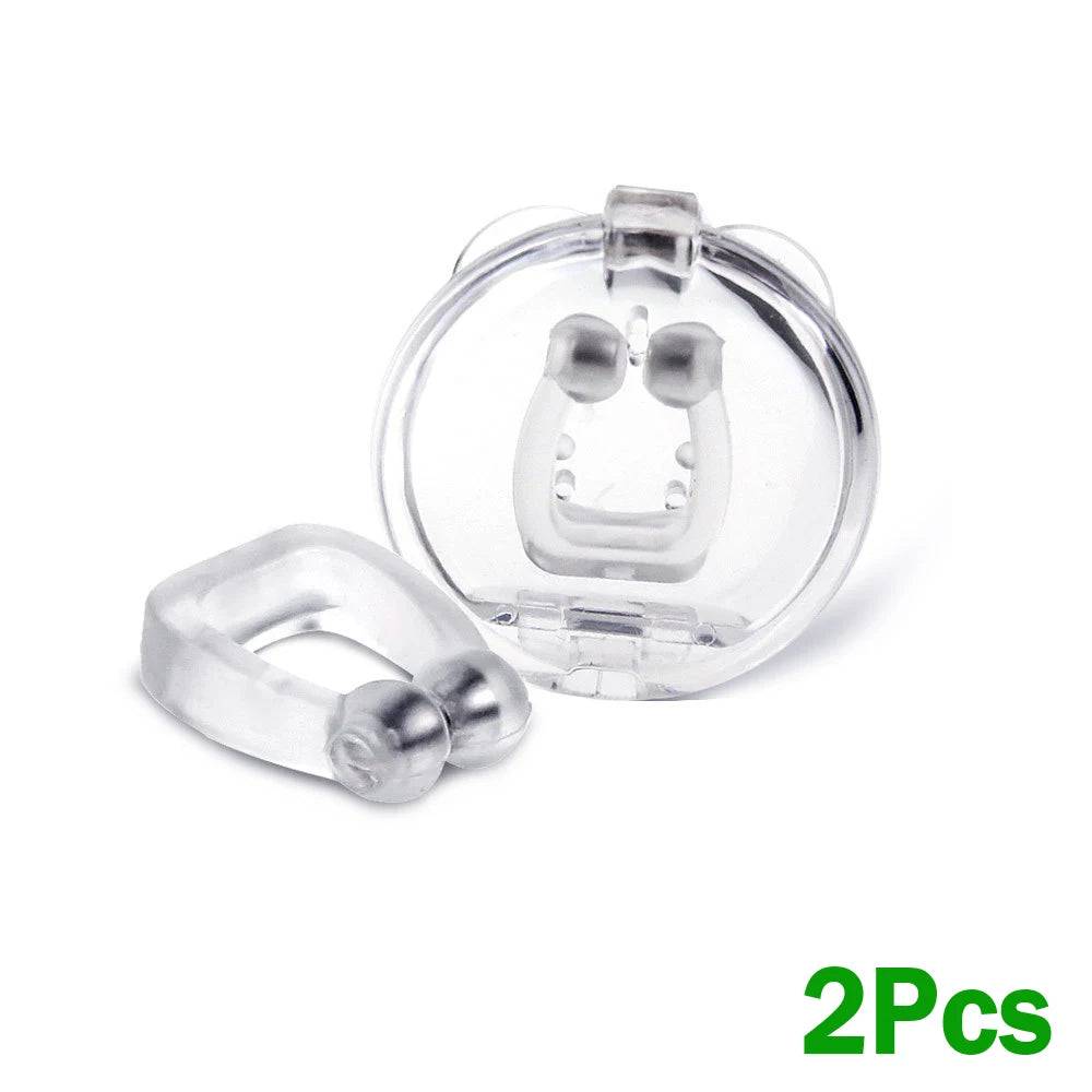 2/4 PCs Magnetic Anti Snoring Device