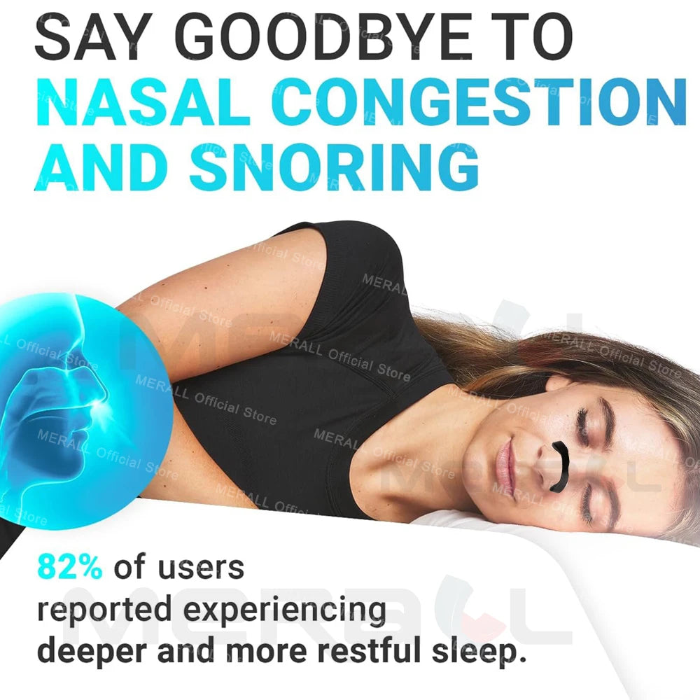 Magnetic Nasal Breathing Nose Dilators Starter Kit Nasal Strips Nasal Clip Anti Snoring Improve Sleeping Aid Preventing Snoring