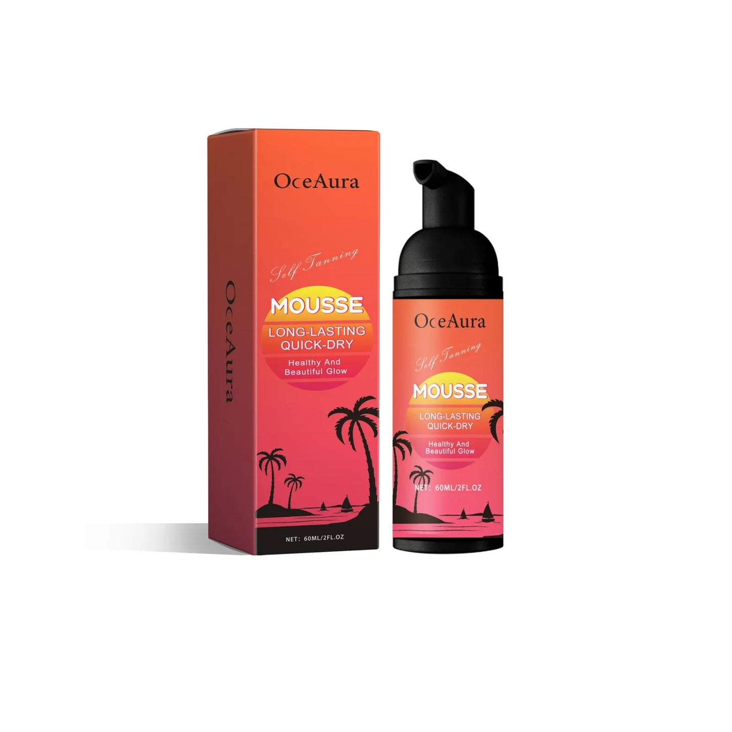 Body Self Tanning Mousse Spray