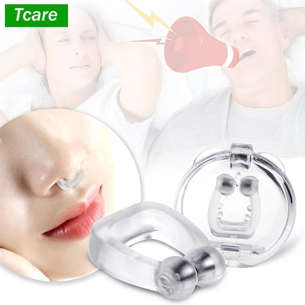 2/4 PCs Magnetic Anti Snoring Device