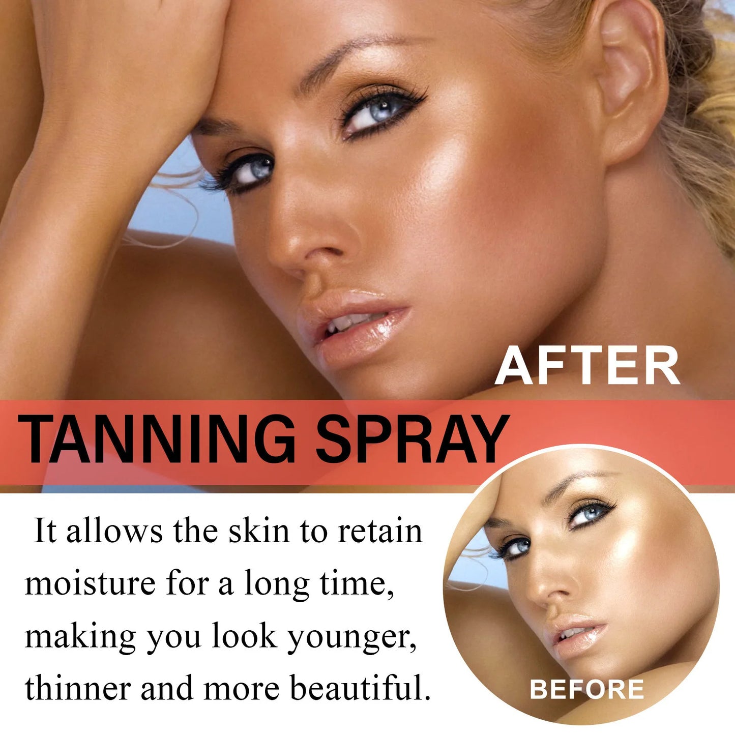 Body Self Tanning Mousse Spray