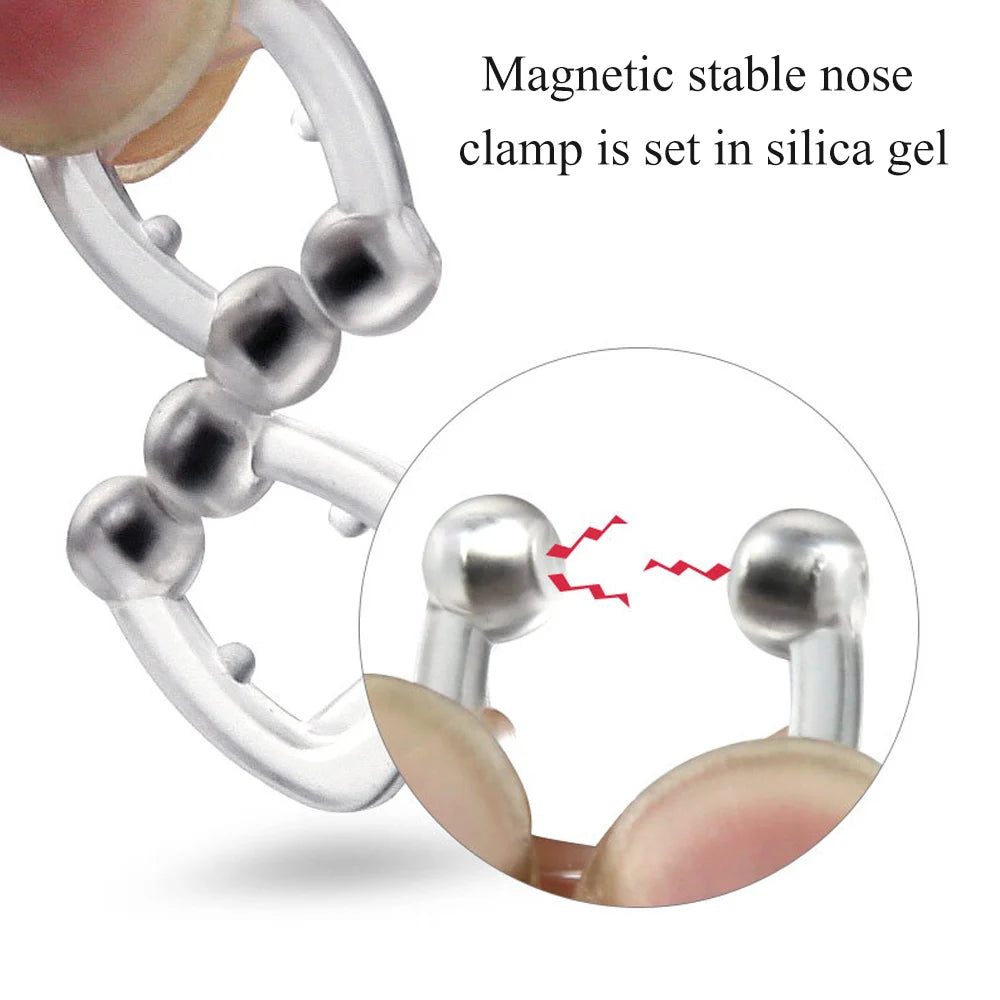 2/4 PCs Magnetic Anti Snoring Device