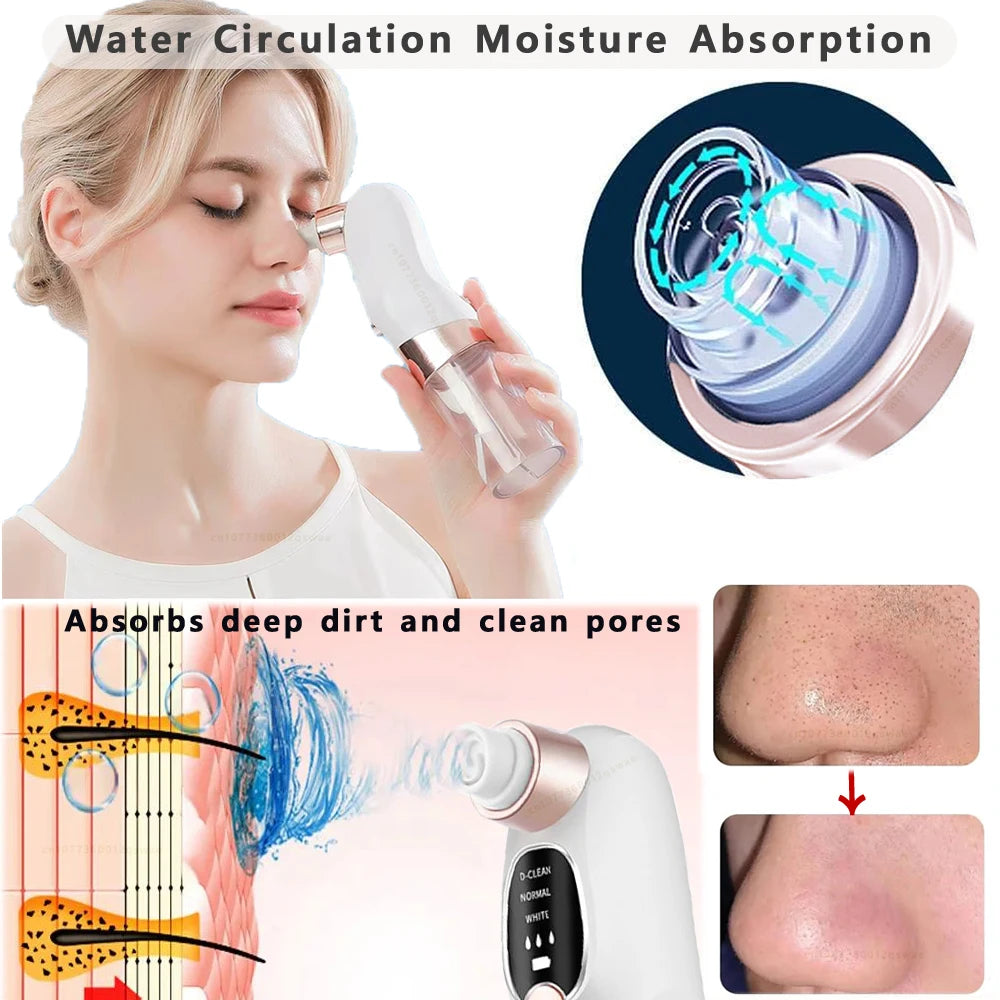 Blackhead Remover Pore Vacuum Face Cleaner Electric