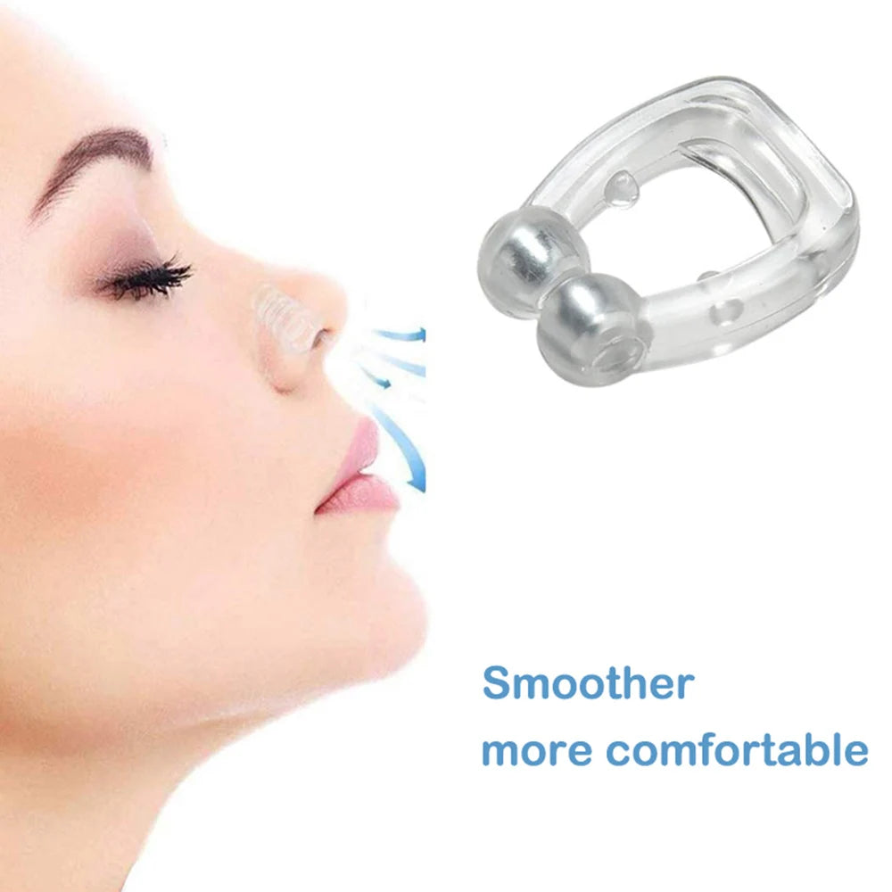 2/4 PCs Magnetic Anti Snoring Device